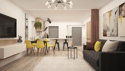 Minimalizm w dekoracji salonu