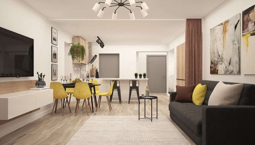 Minimalizm w dekoracji salonu